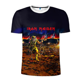 Мужская футболка 3D спортивная с принтом Боец Iron Maiden , 100% полиэстер с улучшенными характеристиками | приталенный силуэт, круглая горловина, широкие плечи, сужается к линии бедра | Тематика изображения на принте: iron maiden | адриан смит | айрон мейден | война | группа | дэйв мюррей | железная дева | ирон майден | метал | мрачный | музыка | песни | рок | солдат | стив харрис | тяжелый | хеви | хевиметал