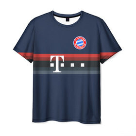 Мужская футболка 3D с принтом FC Bayern 2018 Original #5 , 100% полиэфир | прямой крой, круглый вырез горловины, длина до линии бедер | bayern | fly fc | бавария | спорт | футбольный клуб