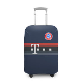 Чехол для чемодана 3D с принтом FC Bayern 2018 Original #5 , 86% полиэфир, 14% спандекс | двустороннее нанесение принта, прорези для ручек и колес | bayern | fly fc | бавария | спорт | футбольный клуб