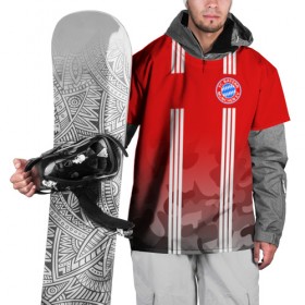 Накидка на куртку 3D с принтом FC Bayern 2018 Original #7 , 100% полиэстер |  | Тематика изображения на принте: bayern | fly fc | бавария | спорт | футбольный клуб