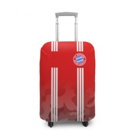 Чехол для чемодана 3D с принтом FC Bayern 2018 Original #7 , 86% полиэфир, 14% спандекс | двустороннее нанесение принта, прорези для ручек и колес | bayern | fly fc | бавария | спорт | футбольный клуб