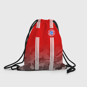 Рюкзак-мешок 3D с принтом FC Bayern 2018 Original #7 , 100% полиэстер | плотность ткани — 200 г/м2, размер — 35 х 45 см; лямки — толстые шнурки, застежка на шнуровке, без карманов и подкладки | bayern | fly fc | бавария | спорт | футбольный клуб
