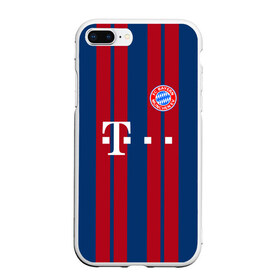 Чехол для iPhone 7Plus/8 Plus матовый с принтом FC Bayern 2018 Original #8 , Силикон | Область печати: задняя сторона чехла, без боковых панелей | bayern | fly fc | бавария | спорт | футбольный клуб