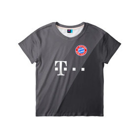 Детская футболка 3D с принтом FC Bayern 2018 Original #3 , 100% гипоаллергенный полиэфир | прямой крой, круглый вырез горловины, длина до линии бедер, чуть спущенное плечо, ткань немного тянется | bayern | fly fc | бавария | спорт | футбольный клуб