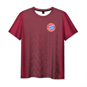Мужская футболка 3D с принтом FC Bayern 2018 Original #12 , 100% полиэфир | прямой крой, круглый вырез горловины, длина до линии бедер | bayern | fly fc | бавария | спорт | футбольный клуб