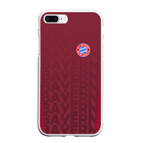 Чехол для iPhone 7Plus/8 Plus матовый с принтом FC Bayern 2018 Original #12 , Силикон | Область печати: задняя сторона чехла, без боковых панелей | bayern | fly fc | бавария | спорт | футбольный клуб