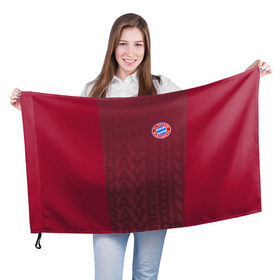 Флаг 3D с принтом FC Bayern 2018 Original #12 , 100% полиэстер | плотность ткани — 95 г/м2, размер — 67 х 109 см. Принт наносится с одной стороны | bayern | fly fc | бавария | спорт | футбольный клуб