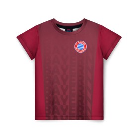 Детская футболка 3D с принтом FC Bayern 2018 Original #12 , 100% гипоаллергенный полиэфир | прямой крой, круглый вырез горловины, длина до линии бедер, чуть спущенное плечо, ткань немного тянется | bayern | fly fc | бавария | спорт | футбольный клуб