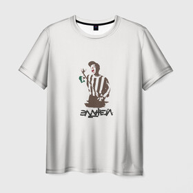 Мужская футболка 3D с принтом Элджей , 100% полиэфир | прямой крой, круглый вырез горловины, длина до линии бедер | sayonaraboy | розовое вино | элджей