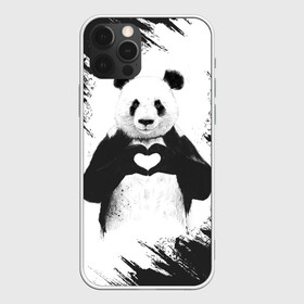 Чехол для iPhone 12 Pro Max с принтом Panda love , Силикон |  | Тематика изображения на принте: 14 февраля | love | panda | panda love | день святого валентина | любовь | панда