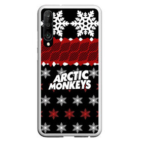 Чехол для Honor P30 с принтом Праздничный Arctic Monkeys , Силикон | Область печати: задняя сторона чехла, без боковых панелей | Тематика изображения на принте: алекс тёрнер | арктик | арктические мартышки | гаражный | группа | джейми кук | знак | инди рок | красный | м | манкис | музыка | надпись | ник о мэлли | новогодний | новый год | обезьяна