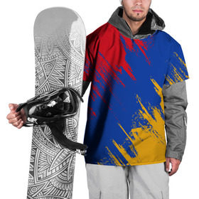 Накидка на куртку 3D с принтом Флаг Армении , 100% полиэстер |  | Тематика изображения на принте: армения | флаг | флаг армении