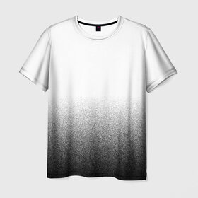 Мужская футболка 3D с принтом Градиент 4 , 100% полиэфир | прямой крой, круглый вырез горловины, длина до линии бедер | градиент | минимализм | точки