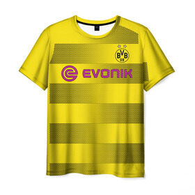 Мужская футболка 3D с принтом Borussia Ярмоленко , 100% полиэфир | прямой крой, круглый вырез горловины, длина до линии бедер | borussia | dortmund | yarmolenko | боруссия | футбольная форма | ярмоленко