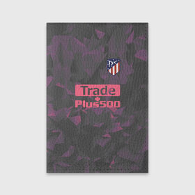 Обложка для паспорта матовая кожа с принтом Atletico Madrid Original #8 , натуральная матовая кожа | размер 19,3 х 13,7 см; прозрачные пластиковые крепления | атлетико мадрид | полигоны | эмблема