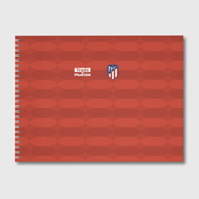 Альбом для рисования с принтом Atletico Madrid Original #10 , 100% бумага
 | матовая бумага, плотность 200 мг. | атлетико мадрид | эмблема