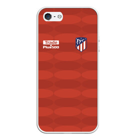 Чехол для iPhone 5/5S матовый с принтом Atletico Madrid Original #10 , Силикон | Область печати: задняя сторона чехла, без боковых панелей | атлетико мадрид | эмблема