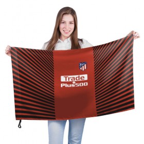 Флаг 3D с принтом Atletico Madrid Original #12 , 100% полиэстер | плотность ткани — 95 г/м2, размер — 67 х 109 см. Принт наносится с одной стороны | 