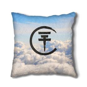 Подушка 3D с принтом Clouds Tokio Hotel , наволочка – 100% полиэстер, наполнитель – холлофайбер (легкий наполнитель, не вызывает аллергию). | состоит из подушки и наволочки. Наволочка на молнии, легко снимается для стирки | bill kaulitz | tokio hotel | билл каулиц