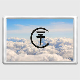 Магнит 45*70 с принтом Clouds Tokio Hotel , Пластик | Размер: 78*52 мм; Размер печати: 70*45 | bill kaulitz | tokio hotel | билл каулиц