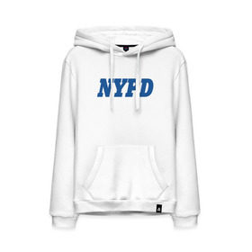 Мужская толстовка хлопок с принтом NYPD , френч-терри, мягкий теплый начес внутри (100% хлопок) | карман-кенгуру, эластичные манжеты и нижняя кромка, капюшон с подкладом и шнурком | Тематика изображения на принте: new york police department | департамент | нью йорк
