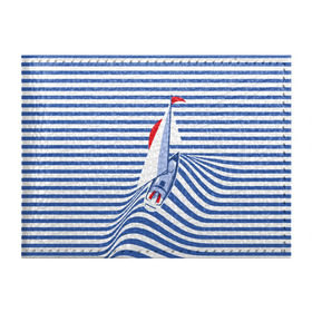 Обложка для студенческого билета с принтом Яхта , натуральная кожа | Размер: 11*8 см; Печать на всей внешней стороне | flag | joke | prank | sail | sea | stripes | water | waves | yacht vest | вода | волны | море | парус | полосы | прикол | тельняшка | флаг | шутка | яхта