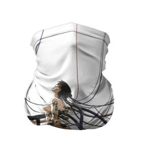 Бандана-труба 3D с принтом Ghost in the shell , 100% полиэстер, ткань с особыми свойствами — Activecool | плотность 150‒180 г/м2; хорошо тянется, но сохраняет форму | anime | ghost in the shell | motoko | аниме | белый | мотоко | призрак в доспехах