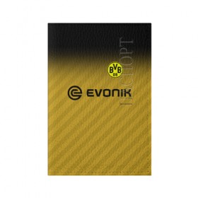Обложка для паспорта матовая кожа с принтом FC Borussia 2018 Original #1 , натуральная матовая кожа | размер 19,3 х 13,7 см; прозрачные пластиковые крепления | боруссия | дортмунд