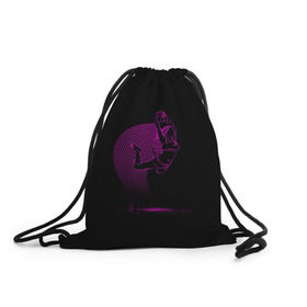 Рюкзак-мешок 3D с принтом Женский баскетбол , 100% полиэстер | плотность ткани — 200 г/м2, размер — 35 х 45 см; лямки — толстые шнурки, застежка на шнуровке, без карманов и подкладки | basketball