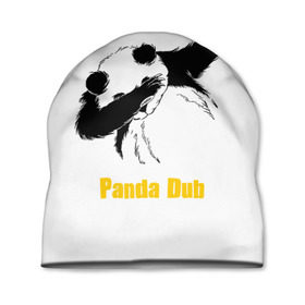Шапка 3D с принтом Panda dub , 100% полиэстер | универсальный размер, печать по всей поверхности изделия | dab | dance | dub | movement | panda | движение | панда | танец