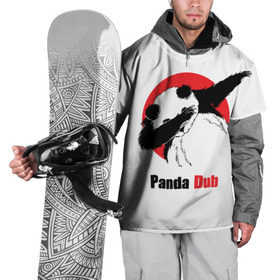 Накидка на куртку 3D с принтом Panda dub , 100% полиэстер |  | dab | dance | dub | movement | panda | движение | панда | танец
