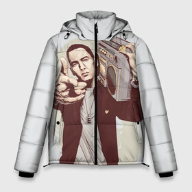Мужская зимняя куртка 3D с принтом Eminem Art , верх — 100% полиэстер; подкладка — 100% полиэстер; утеплитель — 100% полиэстер | длина ниже бедра, свободный силуэт Оверсайз. Есть воротник-стойка, отстегивающийся капюшон и ветрозащитная планка. 

Боковые карманы с листочкой на кнопках и внутренний карман на молнии. | art | eminem | hip hop | rap | rap god | арт | брюс | бумбокс | маршалл | мэтерс | рэп | хим хоп | эминем