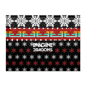 Обложка для студенческого билета с принтом Праздничный Imagine Dragons , натуральная кожа | Размер: 11*8 см; Печать на всей внешней стороне | альтернативный | американская | группа | драгонс | имеджин | инди | индирок | новогодний | поп | рождество | рок | свитер | электроник