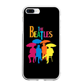 Чехол для iPhone 7Plus/8 Plus матовый с принтом The beatles , Силикон | Область печати: задняя сторона чехла, без боковых панелей | british | rock | the beatles