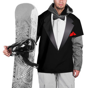 Накидка на куртку 3D с принтом Смокинг , 100% полиэстер |  | Тематика изображения на принте: жених | муж | свадьба | смокинг | смокинг для жениха