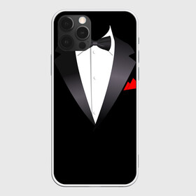 Чехол для iPhone 12 Pro Max с принтом Смокинг , Силикон |  | Тематика изображения на принте: жених | муж | свадьба | смокинг | смокинг для жениха