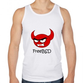 Мужская майка хлопок с принтом FreeBSD демон , 100% хлопок |  | Тематика изображения на принте: bsd | demon | freebsd | os | unix | демон | злой | ос | чёртик