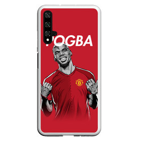 Чехол для Honor 20 с принтом Pogba Manchester United , Силикон | Область печати: задняя сторона чехла, без боковых панелей | Тематика изображения на принте: mu | paul | pogba | манчестер юнайтед | мю | погба | форма