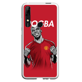 Чехол для Honor P Smart Z с принтом Pogba Manchester United , Силикон | Область печати: задняя сторона чехла, без боковых панелей | Тематика изображения на принте: mu | paul | pogba | манчестер юнайтед | мю | погба | форма