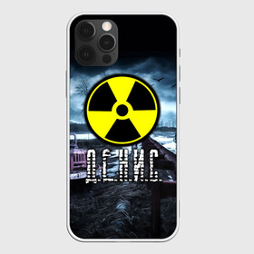 Чехол для iPhone 12 Pro с принтом S.T.A.L.K.E.R. - Д,Е.Н.И.С. , силикон | область печати: задняя сторона чехла, без боковых панелей | stalker | волки | грузовик | ден | денис | денчик | знак | имя | мрак | опасность | припять | птицы | радиация | сталкер | чернобыль