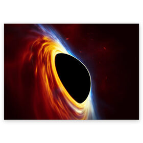 Поздравительная открытка с принтом Black planet , 100% бумага | плотность бумаги 280 г/м2, матовая, на обратной стороне линовка и место для марки
 | black hole | planet | space | астрономия | вселенная | звёзды | космос | млечный путь | планета | чёрная дыра