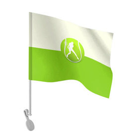 Флаг для автомобиля с принтом Теннис , 100% полиэстер | Размер: 30*21 см | sport | логотип | мяч | спорт | теннис
