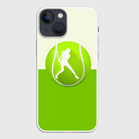 Чехол для iPhone 13 mini с принтом Теннис ,  |  | sport | логотип | мяч | спорт | теннис