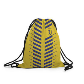 Рюкзак-мешок 3D с принтом Juventus 2018 Creative #1 , 100% полиэстер | плотность ткани — 200 г/м2, размер — 35 х 45 см; лямки — толстые шнурки, застежка на шнуровке, без карманов и подкладки | 
