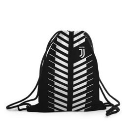 Рюкзак-мешок 3D с принтом Juventus 2018 Creative #2 , 100% полиэстер | плотность ткани — 200 г/м2, размер — 35 х 45 см; лямки — толстые шнурки, застежка на шнуровке, без карманов и подкладки | juventus | футбол | футбольный клуб | ювентус