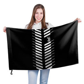 Флаг 3D с принтом Juventus 2018 Creative #2 , 100% полиэстер | плотность ткани — 95 г/м2, размер — 67 х 109 см. Принт наносится с одной стороны | juventus | футбол | футбольный клуб | ювентус