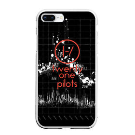 Чехол для iPhone 7Plus/8 Plus матовый с принтом Twenty one pilots , Силикон | Область печати: задняя сторона чехла, без боковых панелей | rock | t.o.p. | top | twenty one pilots | рок