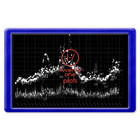 Магнит 45*70 с принтом Twenty one pilots , Пластик | Размер: 78*52 мм; Размер печати: 70*45 | rock | t.o.p. | top | twenty one pilots | рок