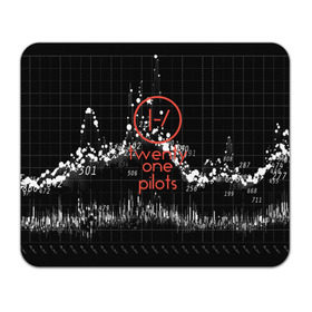 Коврик прямоугольный с принтом Twenty one pilots , натуральный каучук | размер 230 х 185 мм; запечатка лицевой стороны | Тематика изображения на принте: rock | t.o.p. | top | twenty one pilots | рок