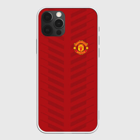 Чехол для iPhone 12 Pro с принтом Manchester United Creative #1 , силикон | область печати: задняя сторона чехла, без боковых панелей | emirates | fc | manchester united | абстракция | геометрия | зож | клуб | линии | манчестер юнайтед | модные | мяч | россии | спорт | спортивные | стиль | тренды | футбол | футбольный клуб | экстрим | эмблема